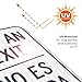 Not an Exit Bilingual Sign, 12x18 Inches, 3M EGP Reflective with Post & Cast Iron Base Stand Set Made in USA by Sigo Signs