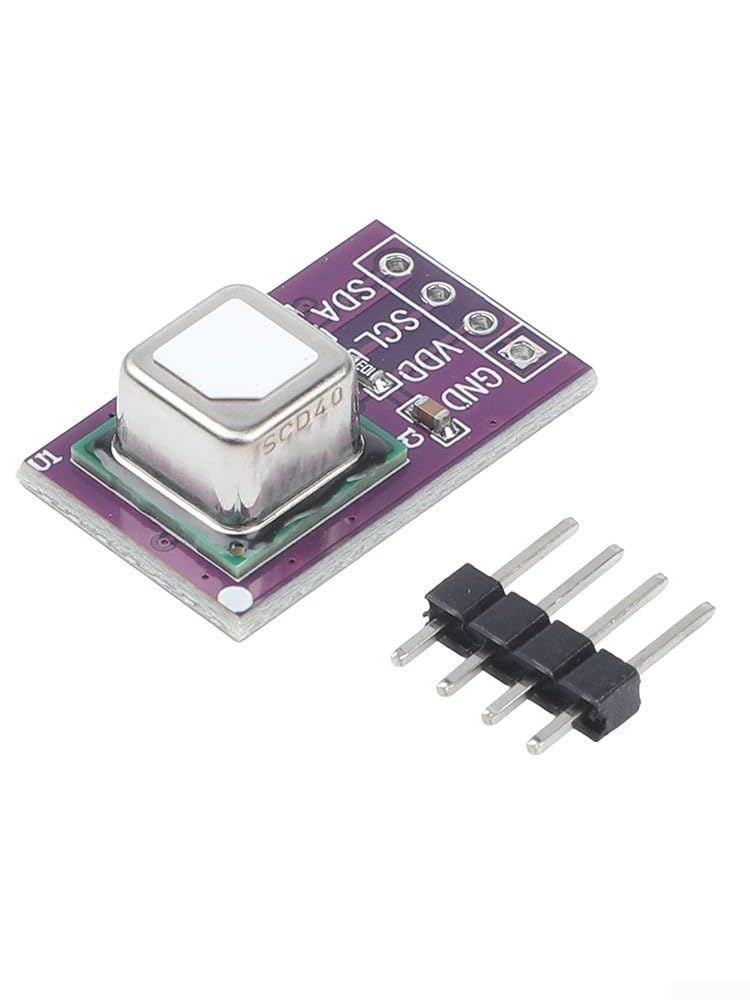 Módulo de sensor de gas SCD40 SCD41 con detección de 400 a 2000 ppm para dispositivos de monitoreo de aire y control de clima (SCD40)