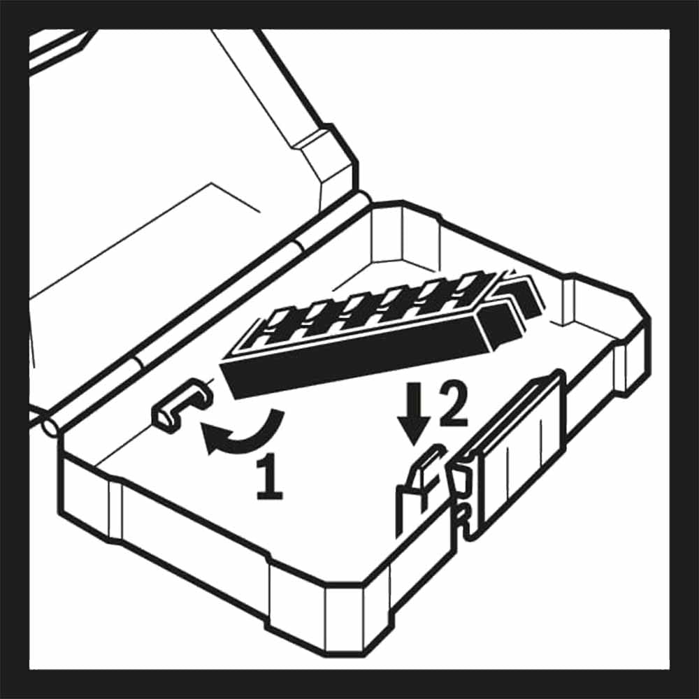 Caja plástico vacia: 1ud