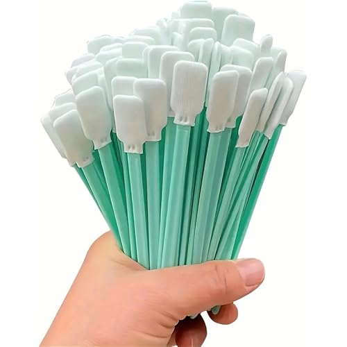 Lint-Free Foam Swab Sticks Foam Tip Cleaning Swab Kit for Optical Instruments, Camera Lenses, Electronic Equipment, Car Detailing-25PCS