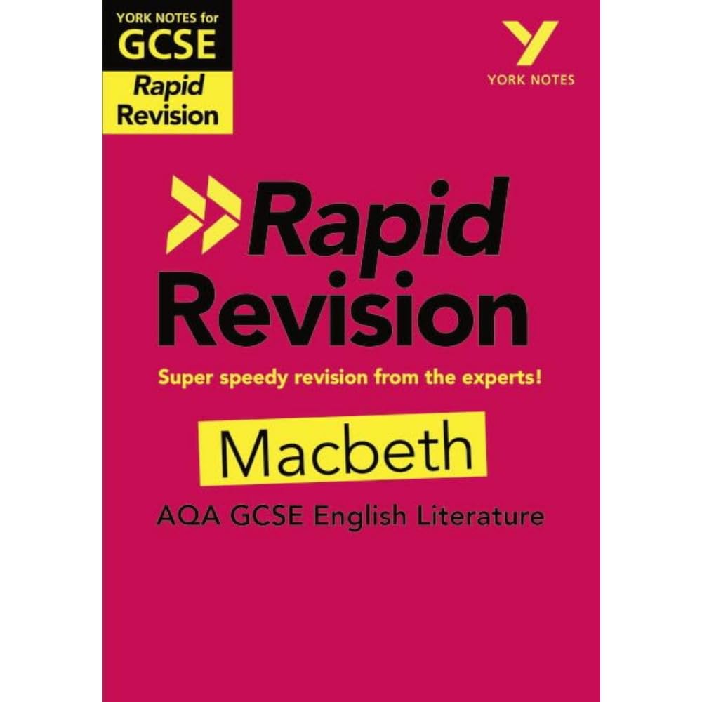 York Notes RAPID AQA GCSE (Revision Guide) Macbeth - for 2026, 2027 exams