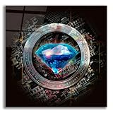 Epic Art 'TON Crypto Power' by Epic Portfolio, Acrylic Glass Wall Art, 12' x 12'