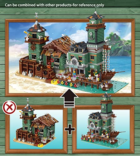 Haus Bausteine Bausatz, Modular Moc Klemmbausteine Haus, 3353 Teile Dock Restaurant Architektur Modell Modulare Gebäude… – Bild 6