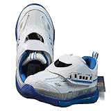 [LTG] 光る靴 プラレール プラレール靴 N700 ドクターイエロー はやぶさ 男の子 Y_KO 16312 16313 16314 ピカピカ光る キッズスニーカー キッズ マジック キッズスニーカー 子供靴 サイドがキラキラ光る LED光る 新幹線 鉄道 トミカ キッズシューズ 7997299 (16313-ホワイト, 日本の靴のサイズ寸法, キッズ, 数値, 17.0 cm)