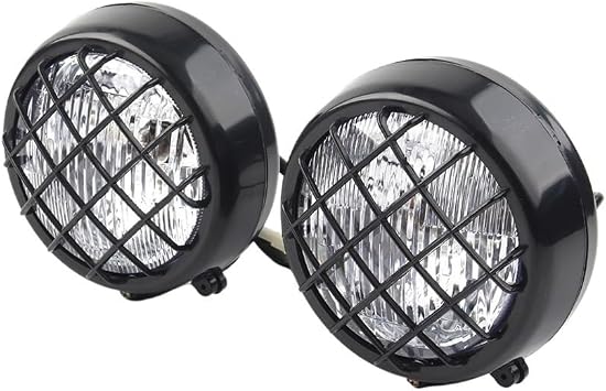 Motorcycle Headlight Light Front Head Light Lamp Headlight For Quad Bike ATV Dune Bu&ggy 70/110/125/150/150cc 4 Wheeler For Banshee 87-2006 2PCS