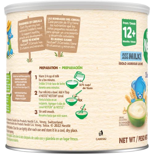 image for Nestle Nestum Junior Cereal, 3 Cereals - Wheat, Corn & Rice, Made for 