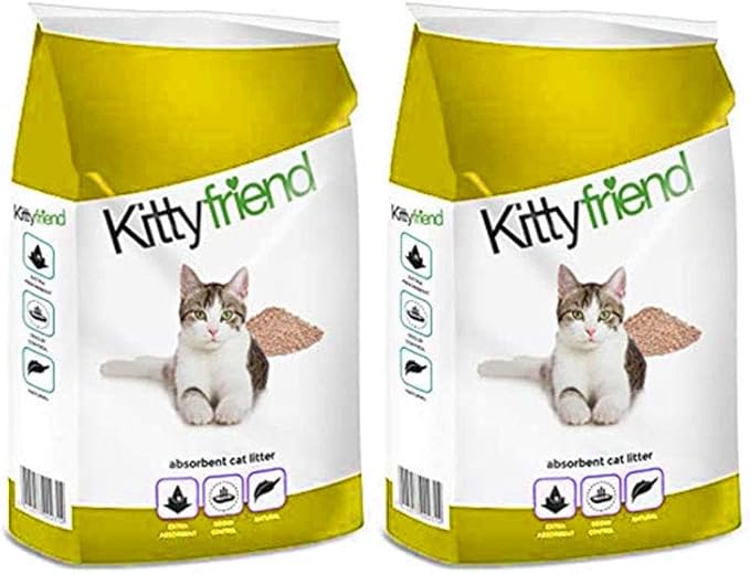 Kittyfriend Professional Pet Love Classic Non Clumping Cat Litter 30 Litre (2 Pack) Amazon.co
