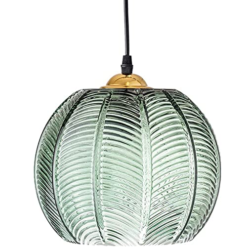 Suspension luminaire en verre pour couloir et salle à manger chaleureuse