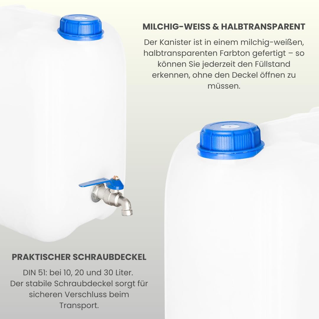 Tanica per acqua potabile, 5/10/20/30 l, 30 l