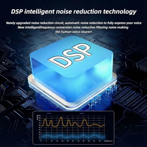 Image of GADGETSWEAR Dual Wireless K9 Lavalier Microphone Plug and Use for YouTube Recording Video, Collar Bluetooth Mic for Vlogging, Portable & Compatible Android, iPhone (F13 Mic)