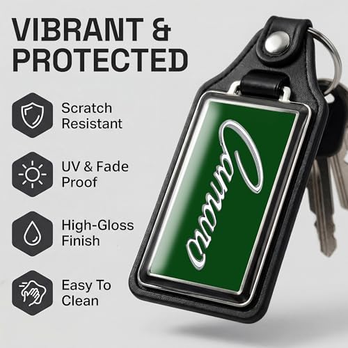 Image of Brotherhood Car Key Chain for Camaro - Classic Models Keychain for Men and Women Gift Key Ring - -