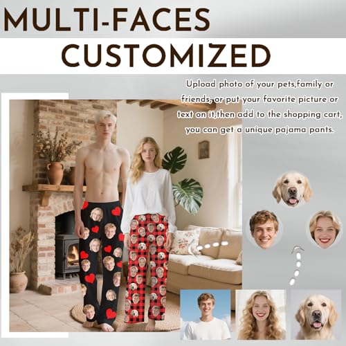 Personalized Pajama Pants Funny Custom Face Pajama Pants Personalized PJ Funny Gifts For Men Woman3