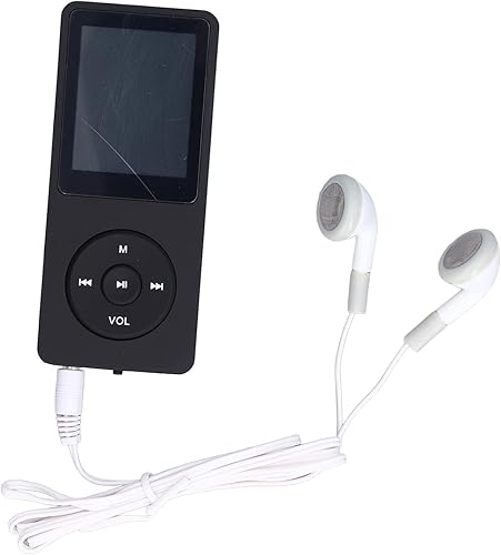 Reproductor de música deportivo FM portátil de 1.8 pulgadas, reproductor MP4 multiidiomas, hasta 70 horas de reproducción, soporta tarjetas de