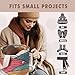 TOGETRUE Yarn Bag, Knitting Crochet Bag, Portable Yarn Storage Bags Organizer for Crocheting Project, Store Skein Ball, Short Knitting Needle (Medium, Color Arc)