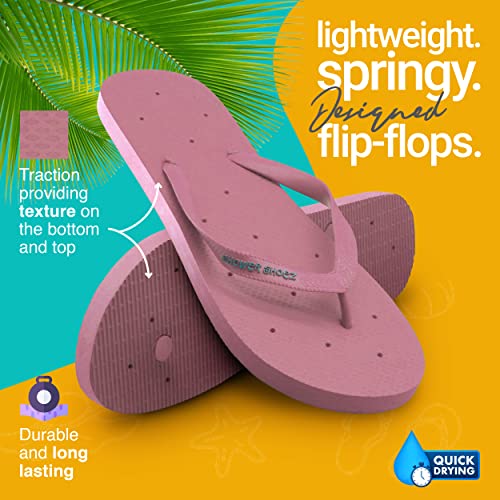 Image of Shower Shoez Women's Non-Slip Pool Dorm Water Sandals Flip Flops