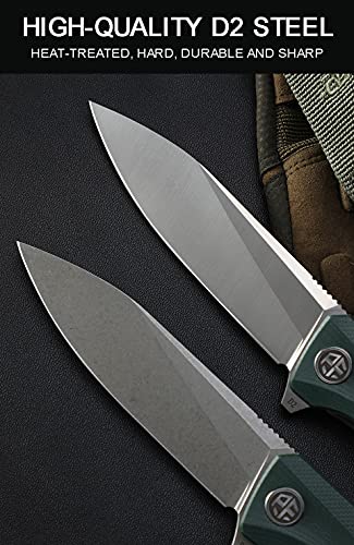 Image of Petrified fish PF818 D2 Steel Blade Pocket Folding Knife