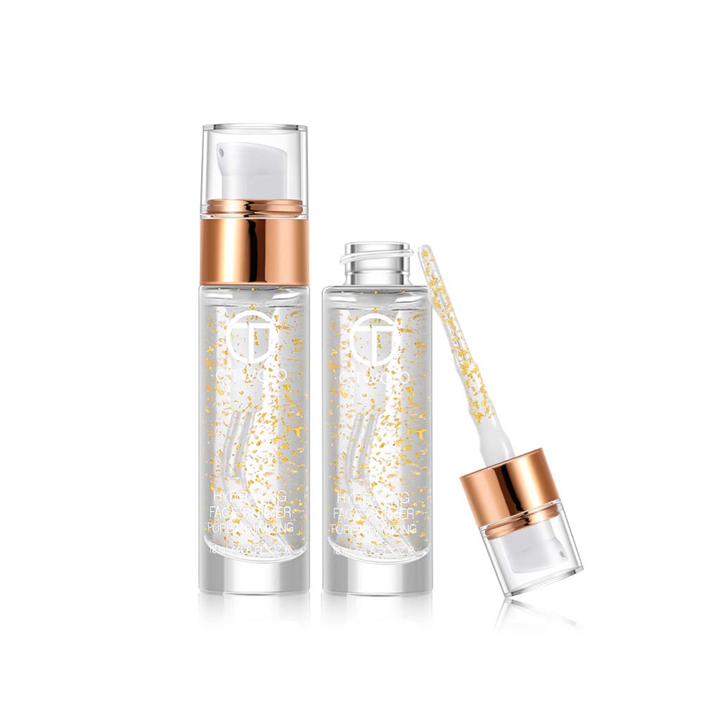 Faymio24k Rose Gold Elixir Makeup Primer Anti-Aging Moisturizer Face Care Essential Oil Makeup Base Liquid 18ml