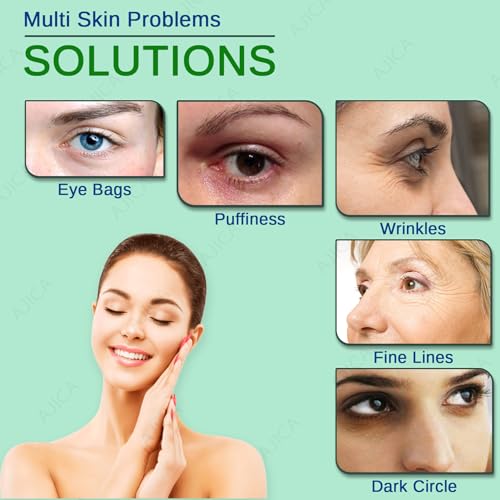 Image of Aloe Vera Cool Gel Eye Mask Summer Ice Cooling Sleeping Mask for Eye Patches Remove Dark Circles Fatigue Cool Eyes Patch Pads Eye Care (Green Aloe Mask, Pack of 6)