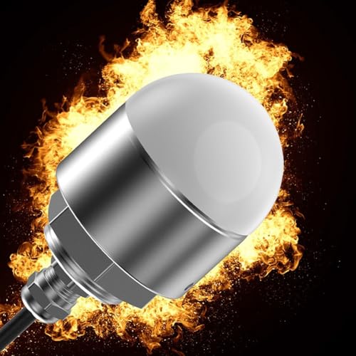 Moliuoly Luz indicadora LED semicircular de 30 mm, 24 V