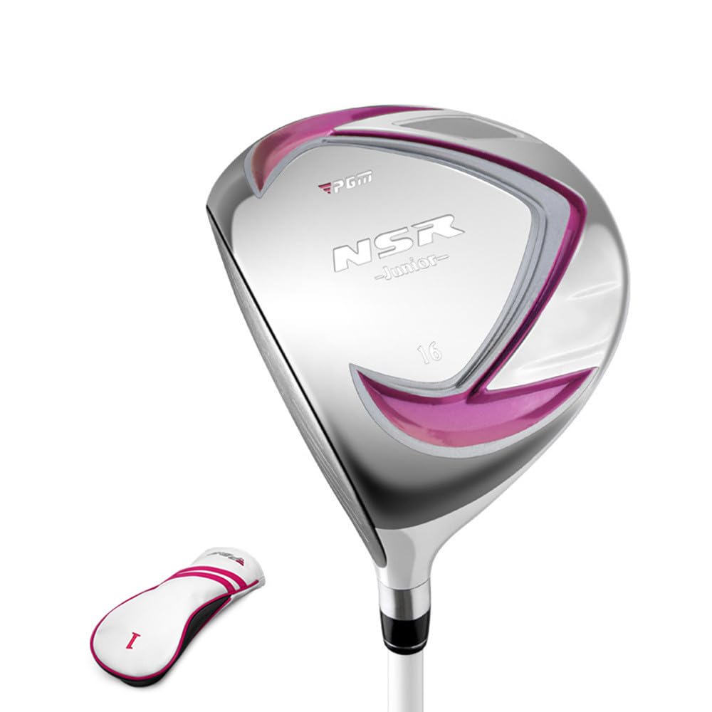 Club de golf en bois de parcours pour gaucher 16°/26° Loft – #1/#5 en bois avec couvre-tête de golf, sports et plein air