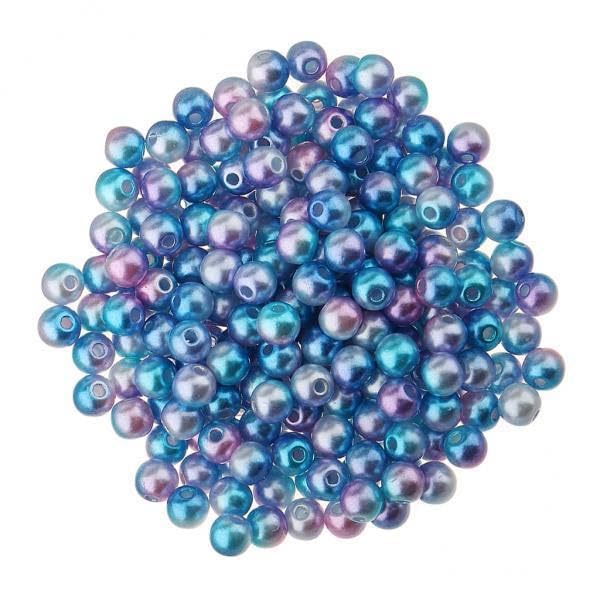 SNAPPSY 4x500Pcs 4mm Colored Imitation Pearl ABS Plastic Loose Beads DIY Jewellery 2#-picture-36