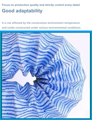 Tuyaux de Drainage perforés de 3, 4 et 6 Pouces pour drains français - tuyaux ondulés Non tissés, Solutions de Drainage des infiltrations extérieures, 20 Pieds (600 cm) de Long, idéaux pour