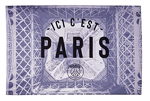 Drapeau PSG - Collection officielle PARIS SAINT GERMAIN PSG - 100 x 150 cm - Football - Ligue 1