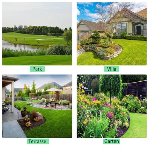 SMILOVII Desbrozadora Bateria 24V (650W), Cortabordes Electrico 3 en 1 con 2 Baterías 2000mAh, Desbrozadora Electrica Multifunción para Jardín, 16 Cuchillas y Cabezal 90°, Desbrozadoras para Maleza - imagen 8