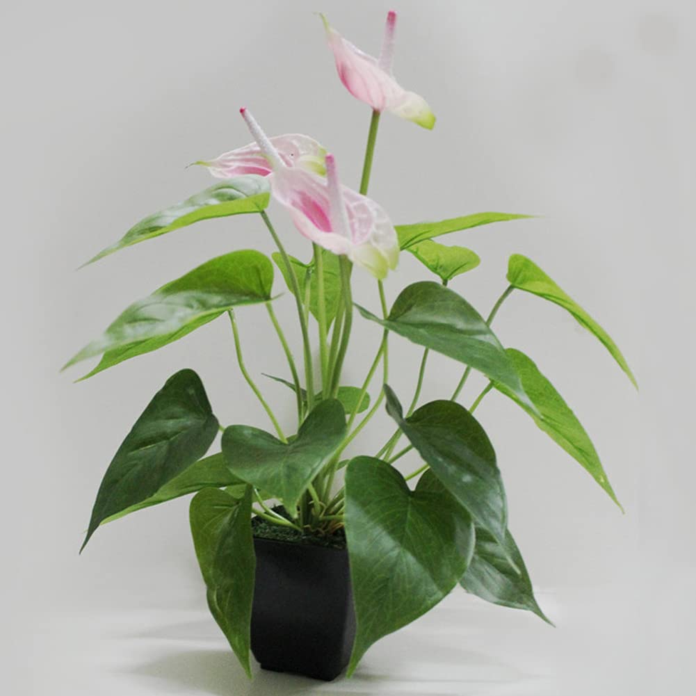 Künstliche Calla-Lilien-Realistische Latex Blumen Brautstrauß künstliche Blumen Real Touch Blumen Künstliche Topfpflanze Gefälschte Calla-Lilie für Outdoor Indoor Garten Innenhof Heim Innendekoration