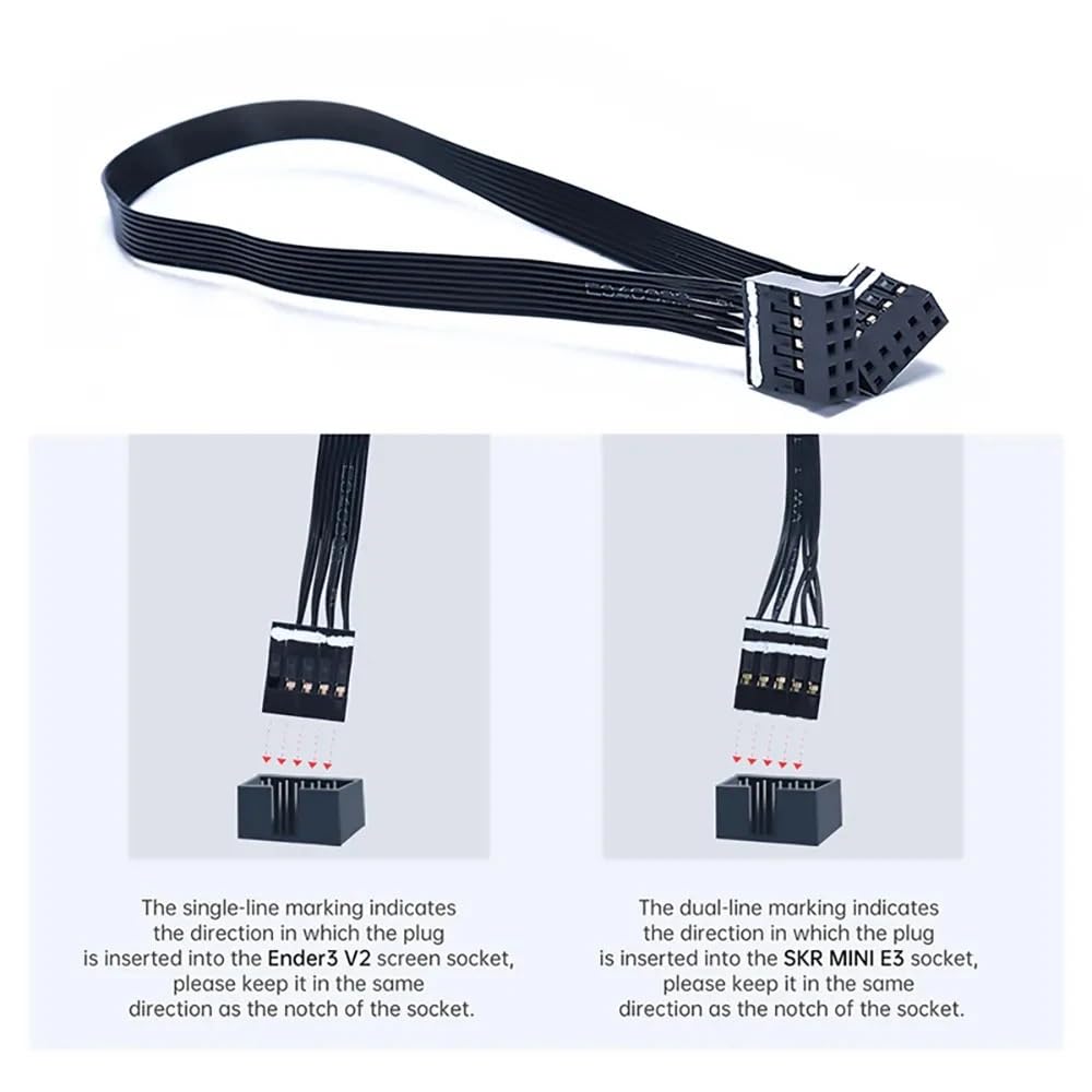 for BIGTREETECH SKR MINI E3 V 2,0 32Bit Motherboard Onboard TMC2209UART Upgrade for TFT35 V3. Ender3V2 CR10 for Voron V0.1 3D-Drucker(with Cable)