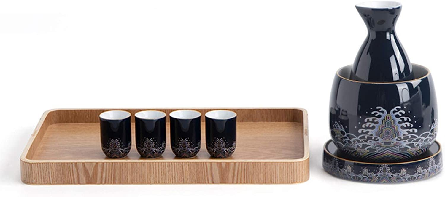 燗陶壺 燗銅壺。いわゆる、どこでも熱燗セットです。 四角い口のところに炭を