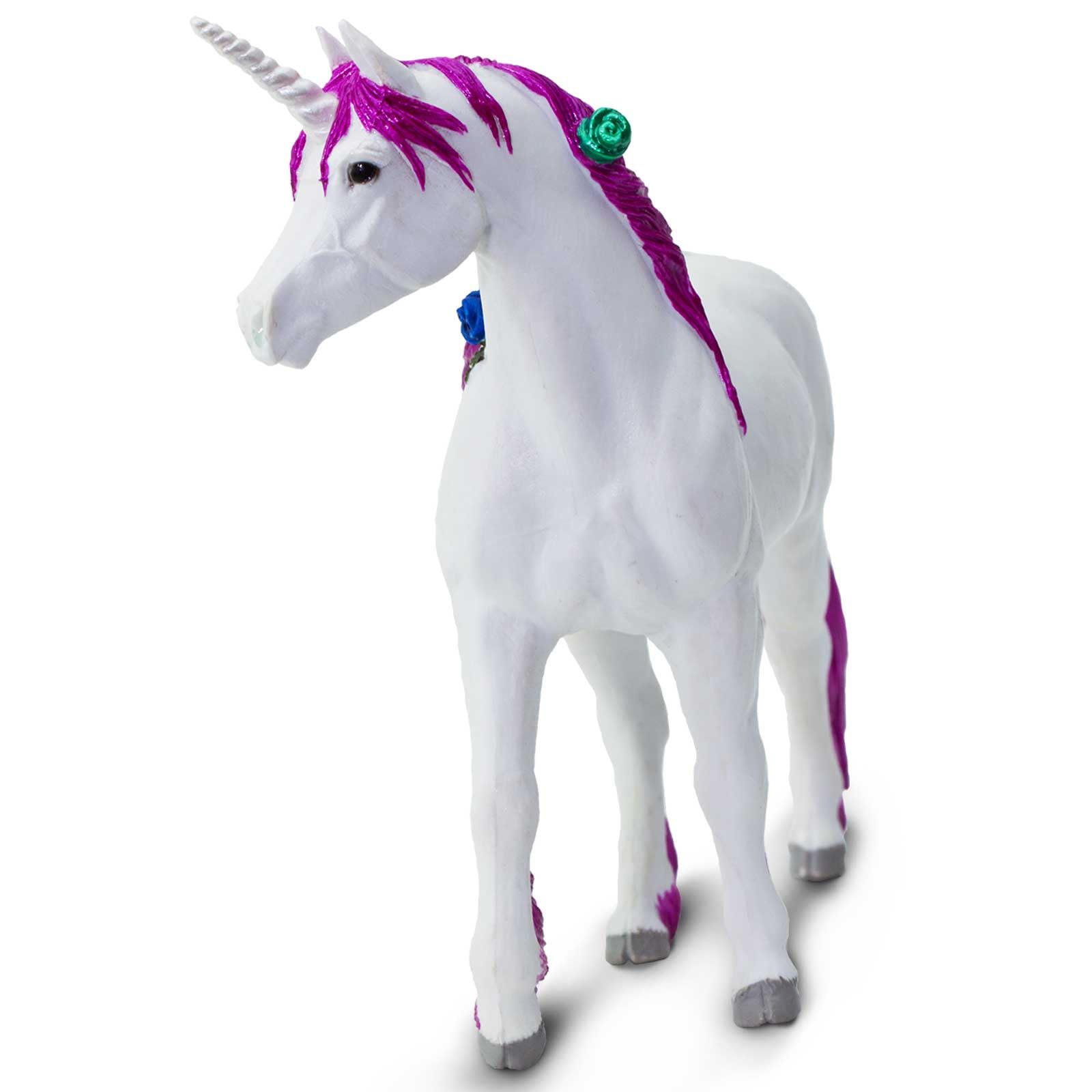 Amazon.com: Safari Ltd. Pink Unicorn Figurine - Realistic Hand 