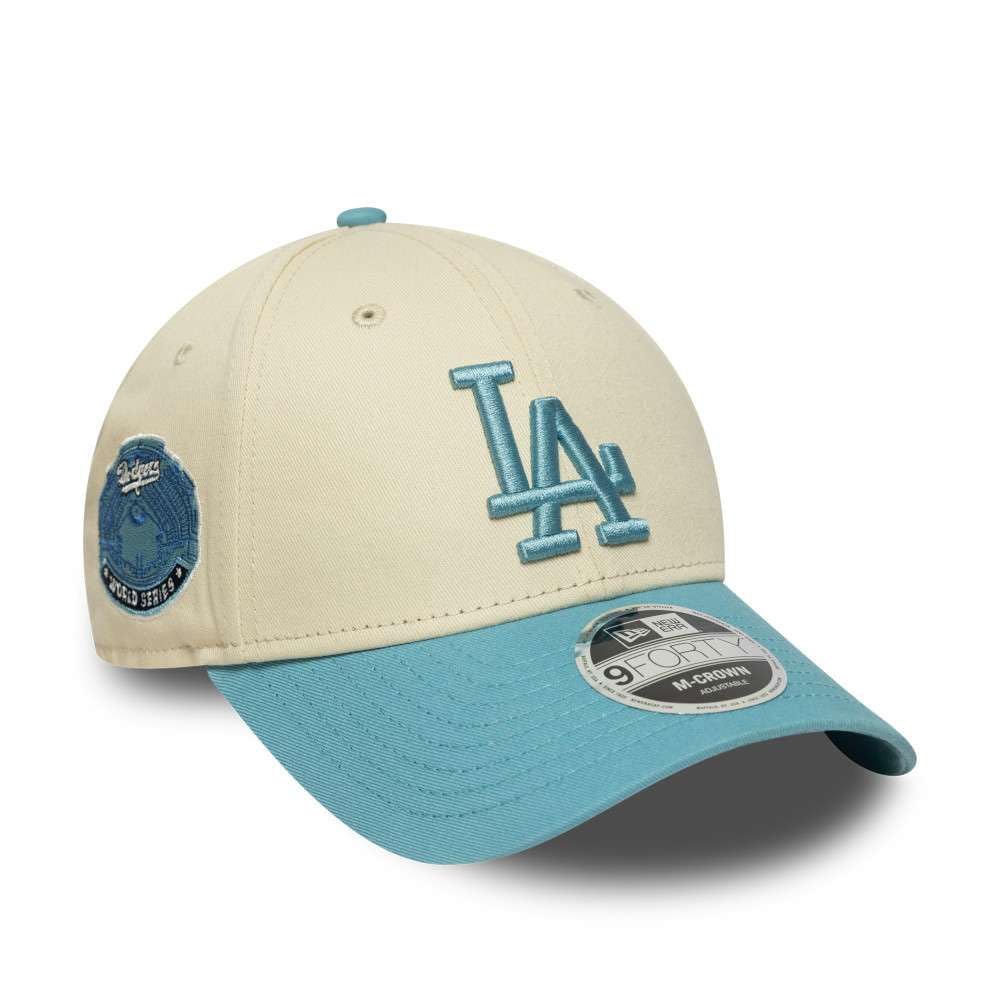 New Era Men's Beige 9Forty M-Crown Cap - Los Angeles Dodgers