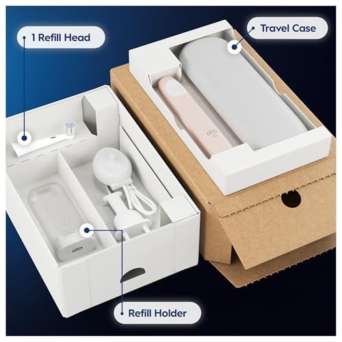 Oral-B iO2 Electric Toothbrush with Travel Case & Head - Calm Pink - Image 2