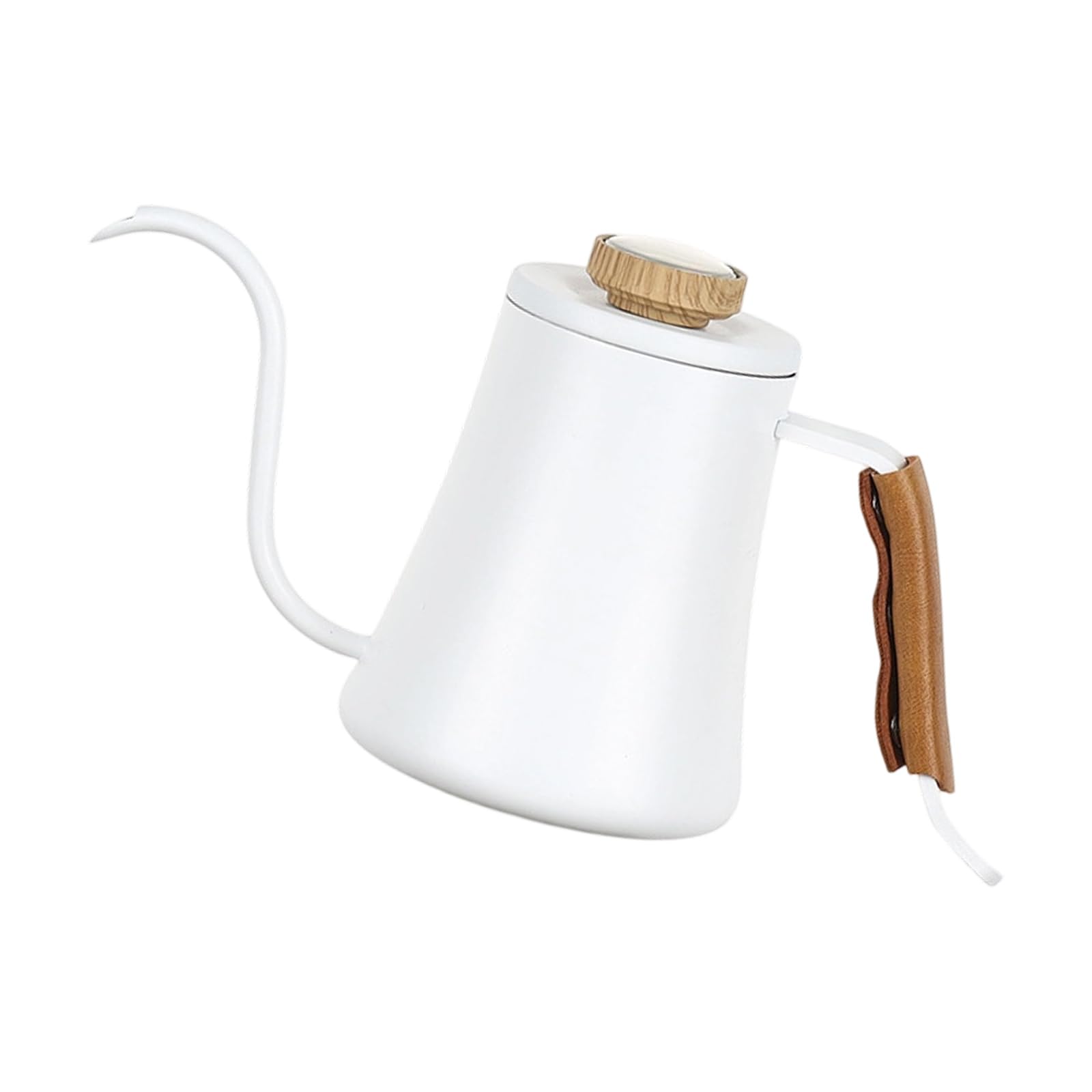 Xinsheinelry Grade Stainless Steel Coffee Brewing Kettle 600ML with Heat Measurement and Comfortable Grip Manual Coffee Brewing Kettle