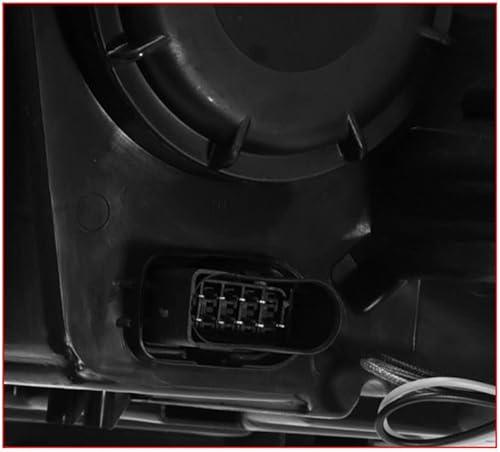 Miniatura 9 de KarParts360 Para el lado del conductor de faros delanteros Peterbilt 579 2012-2020  Carcasa cromada  Barra de luz LED  luces de señal  halógeno