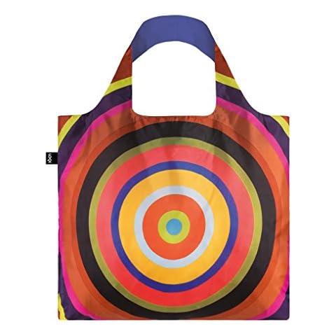 LOQI Museum Poul Gernes Target Canvas & Beach Tote Bag, 50 cm, 20 L, Multicolour Cover