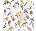 HYTGF Adesivi Animali 45 Pezzi/Scatola Adesivi Adesivi Uccelli Carini Album Decorativo Diario Stick Etichetta Decor Adesivi cartoleria 2 scatole Q
