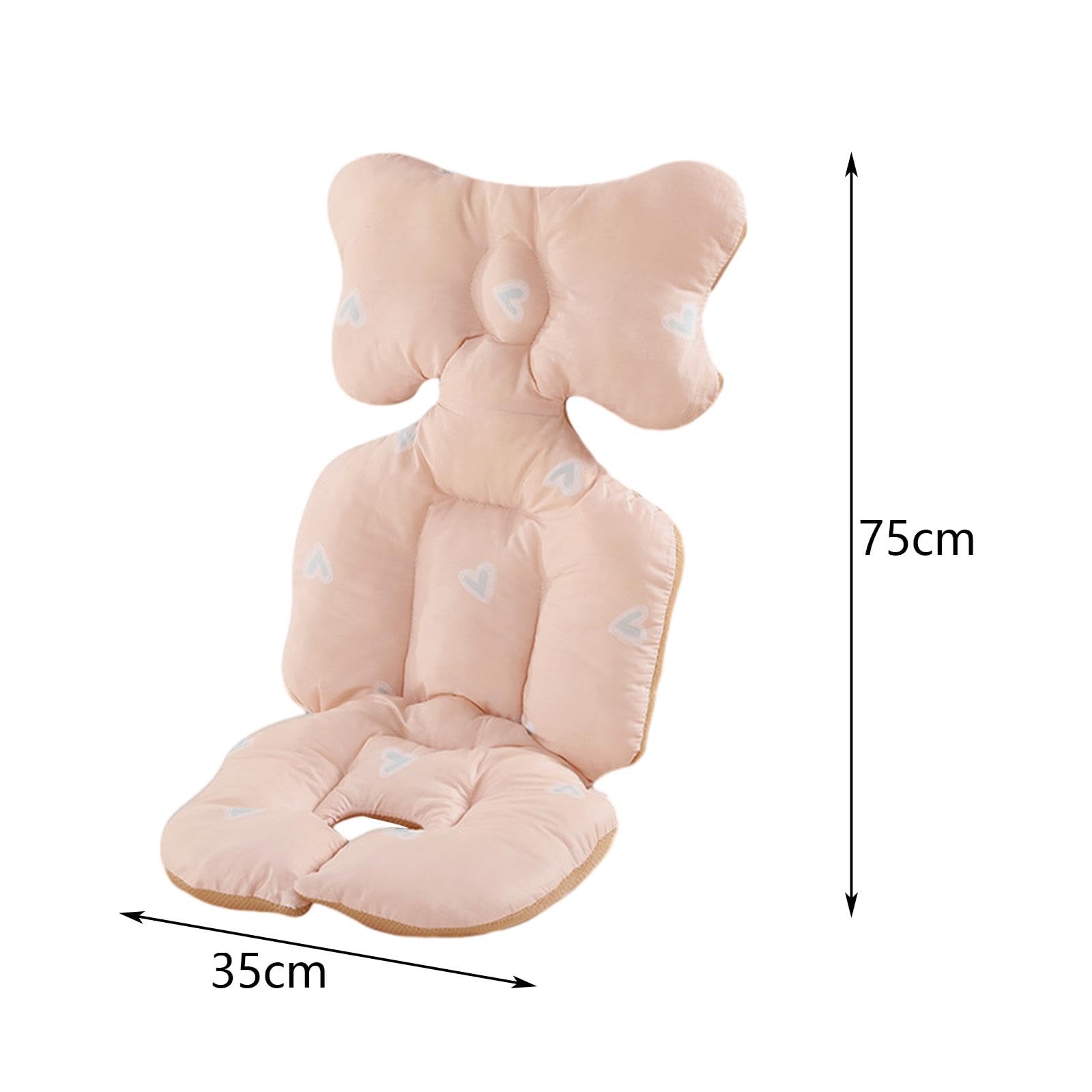 Amagogo Cuscino per Passeggino Universale, Tappetino Traspirante per Carrozzina, Comoda Imbottitura per Neonati, Materiale Accogliente Su Entrambi I Lati, Ada, stile F, Taglia unica