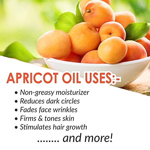Image of B-URBAN Apricot (Prunus Armeniaca) Oil | 100% Pure & Natural Undiluted Carrier Oil For Skincare & Hair Care- 30ML