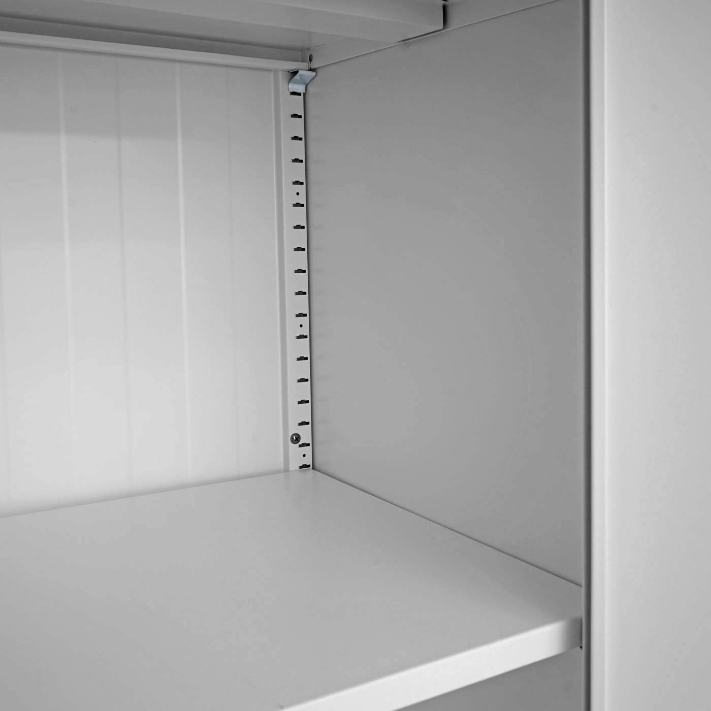 Mendler Aktenschrank HWC-H17 2 Türen abschließbar - 185x90x40cm grau | Stahlschrank, Büroschrank, Schrank, Metall