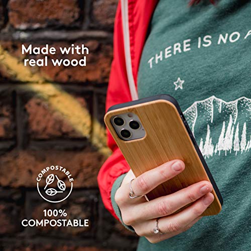 Loam & Lore Wood Phone Case Bamboo Compatible With Iphone 12 And Iphone 12 Pro | Real Bamboo, Eco Friendly, Shockproof, Zero Waste, Protective Wood Iphone 12 Case #TOP1