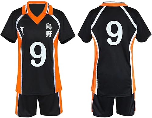 Miniatura 2 de XIAMUSZ Karasuno - Camiseta de disfraz de Halloween, uniforme de Halloween, camisa corta
