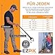 EZPIK 1 x 66 cm Greifer für Senioren mit Magnet-Greifarm, Robuste Greifzangen für Senioren, Menschen mit Behinderungen, Drehbare Müllgreifer Zange, Gehilfe mit Befestigungsclip (1er-Pack, Schwarz)