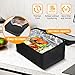 Protable Oven Food Warmer 100W, 12V/24V/110V Electric Lunch Box for Adults, Personal Microwave for Heating and Cooking Meals on Office/Travel/Car/Truck/Hotel/Home/Workplace