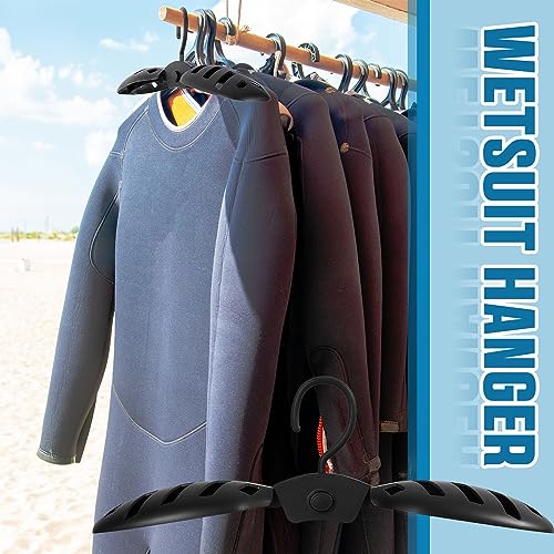 image for Maitys 2 Pcs Foldable Wetsuit Hanger Fast Dry Surfing Suit Hangers Fol