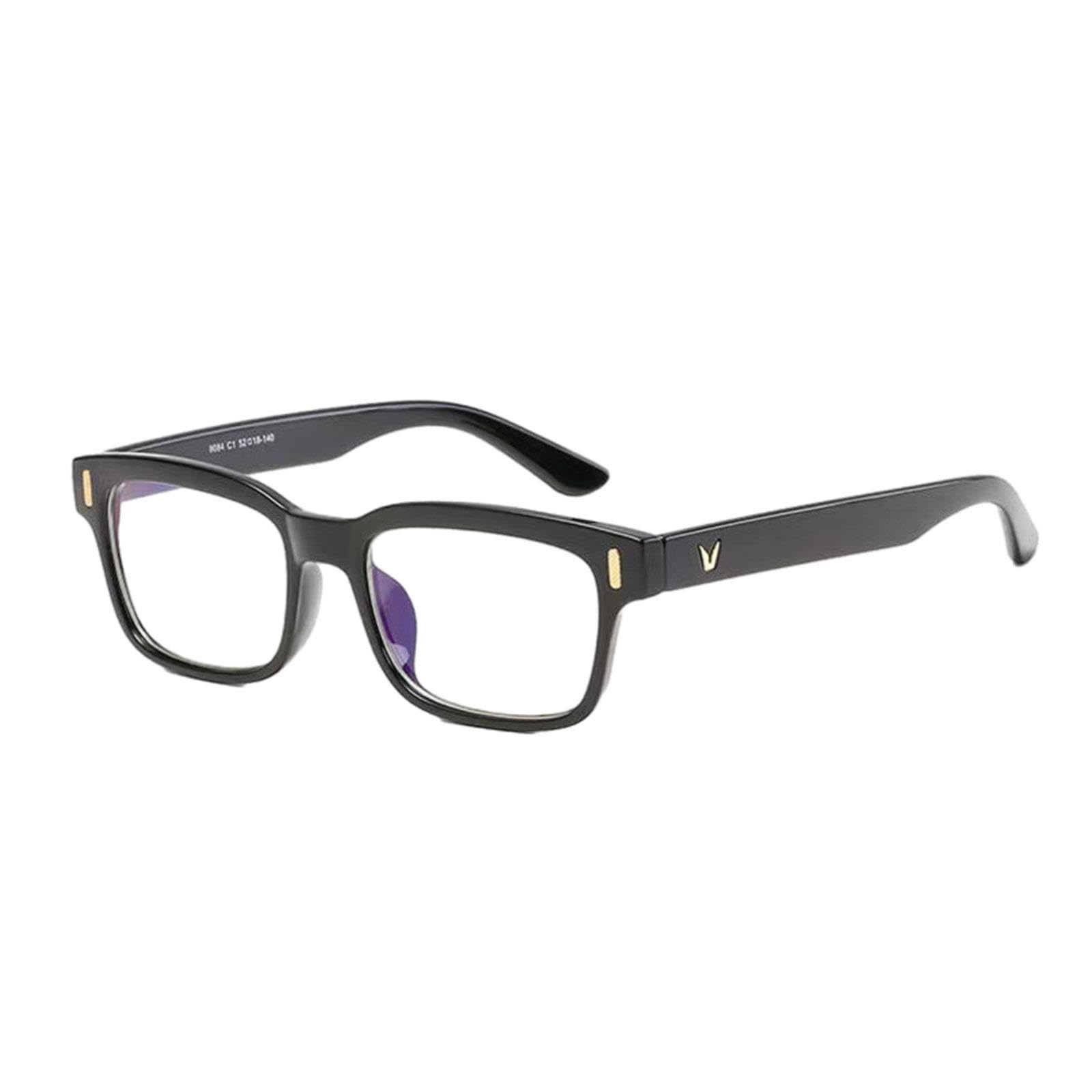 Fashion Glasses Goggles Black Frame Decor Eyewear Lightweight Gaming Glasses| Sunglasses| Sunglasses & | Womens Accessories |Clothing Shoes-image-0