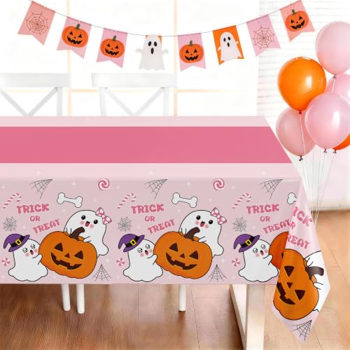 Image of Childom 3 Pack Halloween Tablecloth Rectangle Table,Halloween Decorations