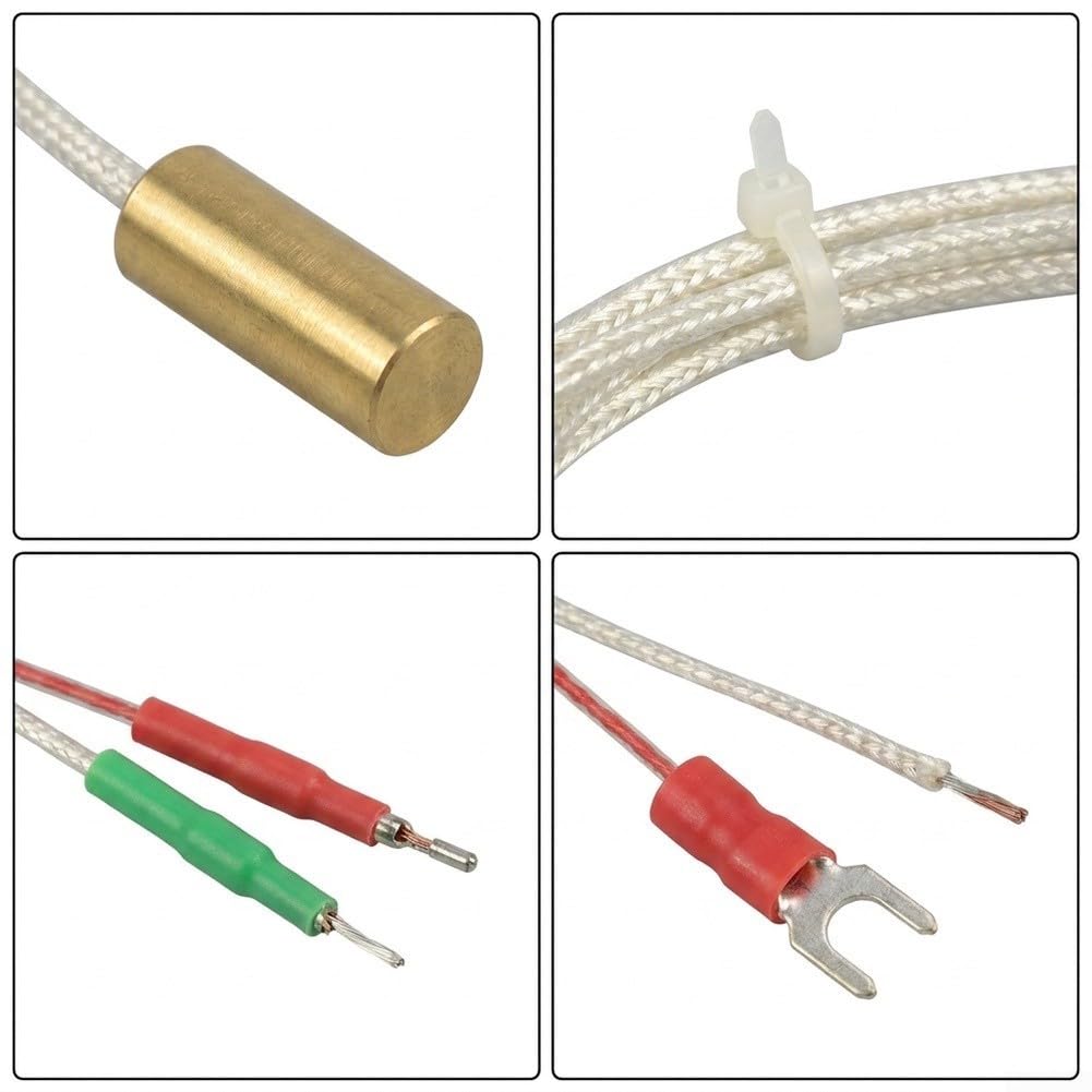 Sensor Temperatura PT100 para latón Pared Motor para preciso