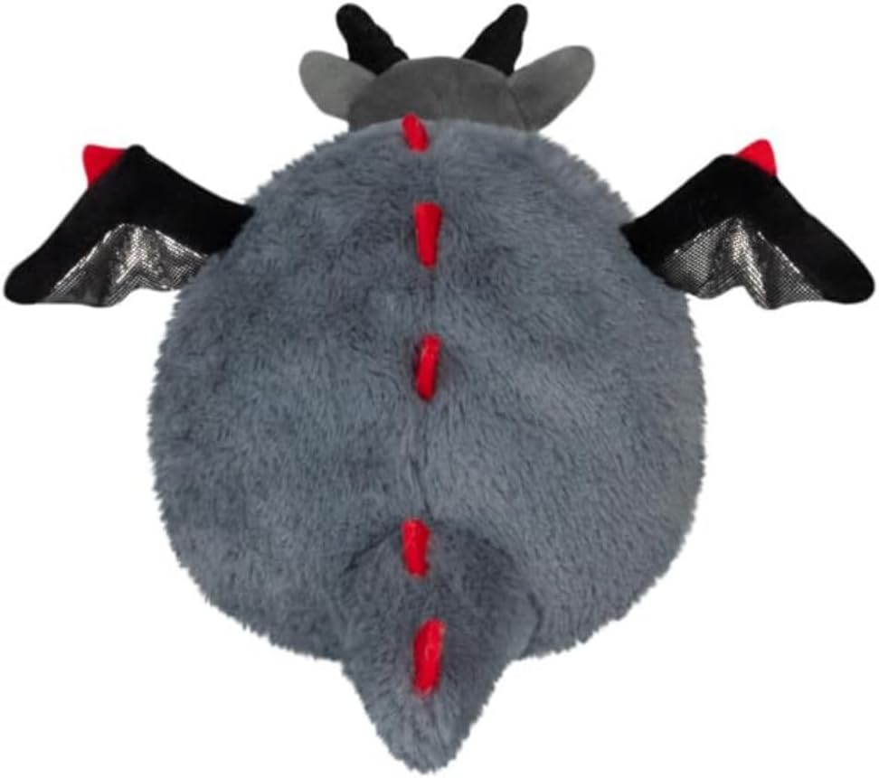 Squishable - Snugglemi Snackers Shadow Dragon - Fantasy Creatures Collection - 8 in - Soft Toy Collectible Stuffed Animal - Beans